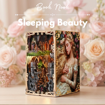 DIY Book Nook - Sleeping Beauty | Mini City