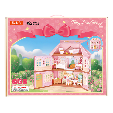 Fairy Rose Cottage – Mini domeček 3D | Rolife