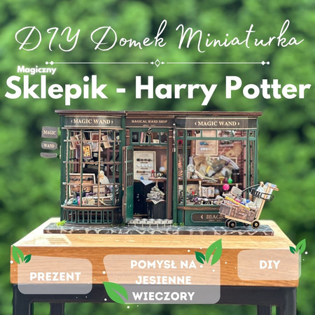 Vánoční sada Book Nook - Harry Potter Magic Shop | Cutebee Puzzle 3D