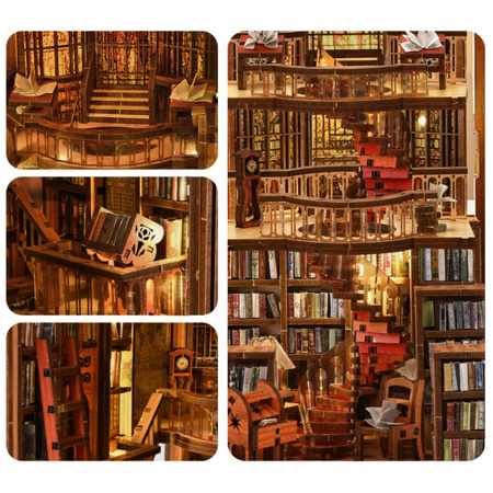 DIY Book Nook - Abbey Library | Minicity Miniature House