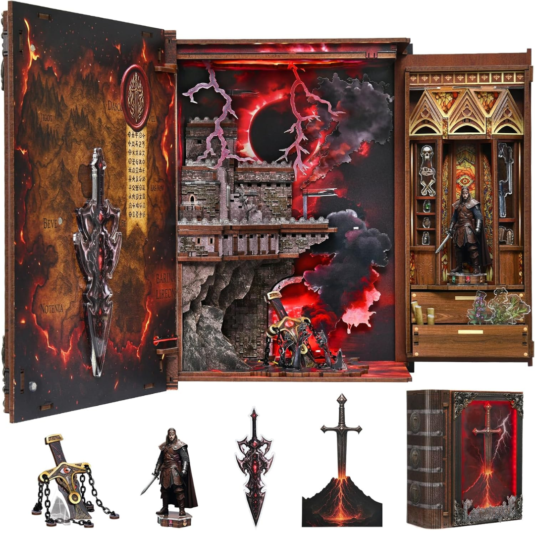 Sword of Fire – DIY Book Nook Minicity | 3D puzzle Dárek