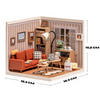 Mini dům 3d - Cozy Living Lounge | Rolife