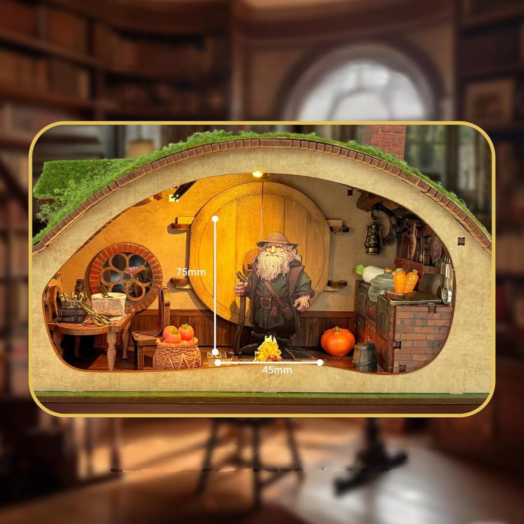 Magic Ring House – DIY Book Nook Joincon | 3D puzzle Dárek – rozměry modelu