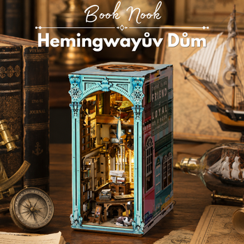 DIY Book Nook - Hemingwayův Dům | MiniCity