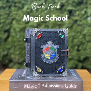 DIY Book Nook Magic School