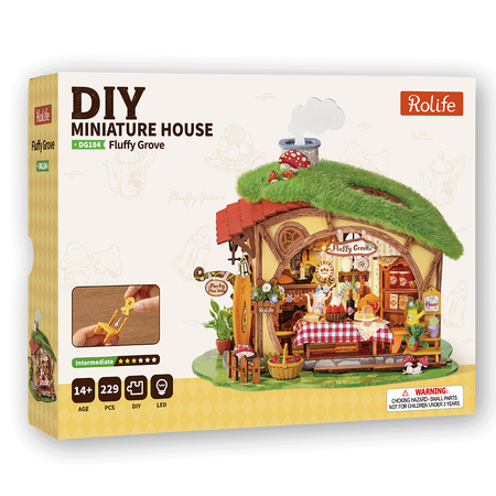 Mini domeček 3D – Fluffy Grove