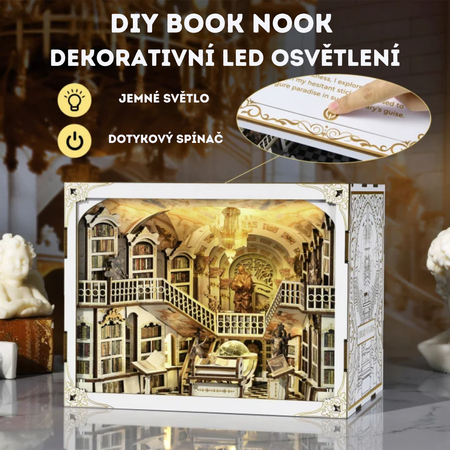 DIY Book Nook - Knihovna bohů Library of Gods MAX | MiniCity