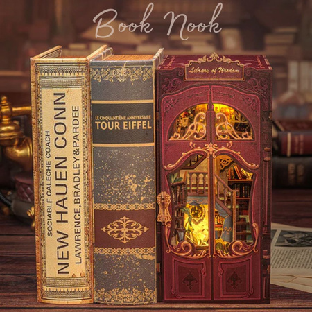DIY Book Nook - Library Of Wisdom | Cutebee