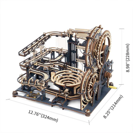 Dřevěná bublinková dráha Puzzle 3D - Mramorové noční město Robotime