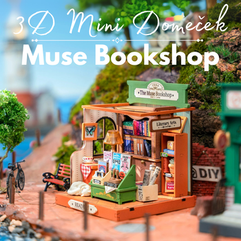 Mini dům 3D - The Muse Bookshop | Rolife