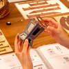 Dřevěná sada Puzzle 3D - Klasický kolotoč a vozítko Rolife