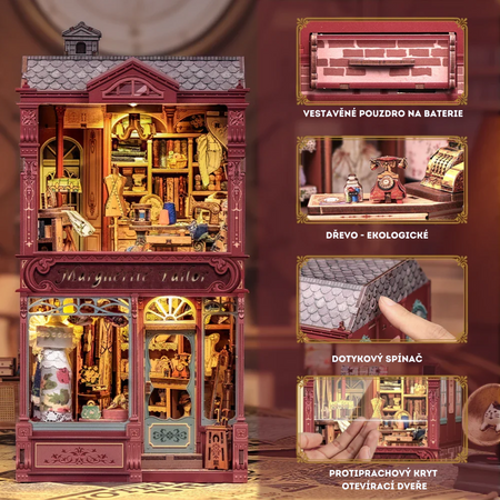 Marguerite Tailor CuteBee DIY Book Nook – 3D puzzle Dárek