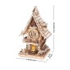 Dřevěná sada Puzzle 3D - Hodiny s kukačkou | ROKR