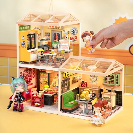 Mini 3D House - Night Out Food Stall | Rolife