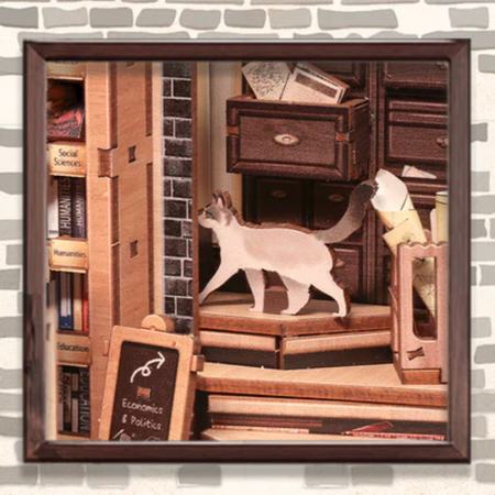 DIY Book Nook - Knihkupectví Schoolar's | Cutebee