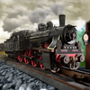 Steam Journey – 3D puzzle Robotime, parní lokomotiva (405 dílků)