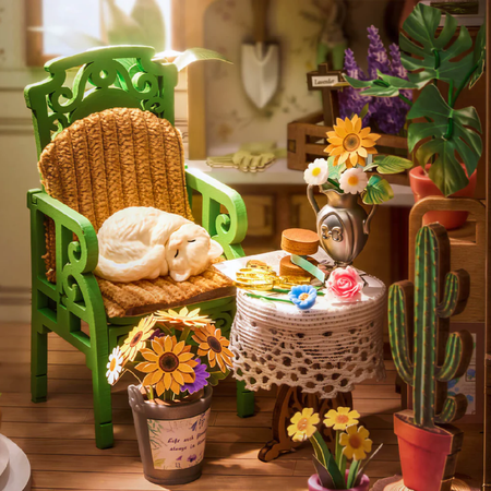 Secret Bloomy Nook – DIY Book Nook Rolife