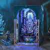 DIY Book Nook - Trůn Aqua | Minicity Miniature House