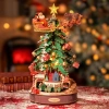 Dřevěná sada Puzzle 3D - Vánoční stromek (hrací skříňka) | Rolife