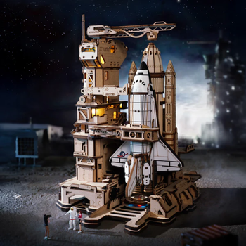 Dřevěná stavebnice Puzzle 3D - Space Shuttle | Rolife ROKR