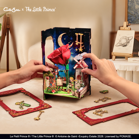 My One and Only Rose – DIY Book Nook CuteBee | 3D puzzle Dárek