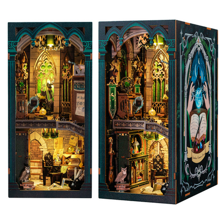 DIY Book Nook - Darkness Common Room |  Puzzle 3D