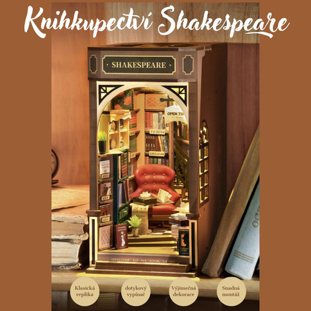 DIY Book Nook - Shakespeare Bookstore | Rolife