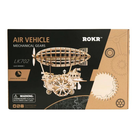 Dřevěná sada Puzzle 3d - Vzducholoď | Robotime