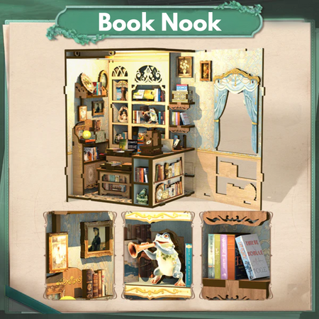 DIY Book Nook - Knihkupectví Muse | Cutebee