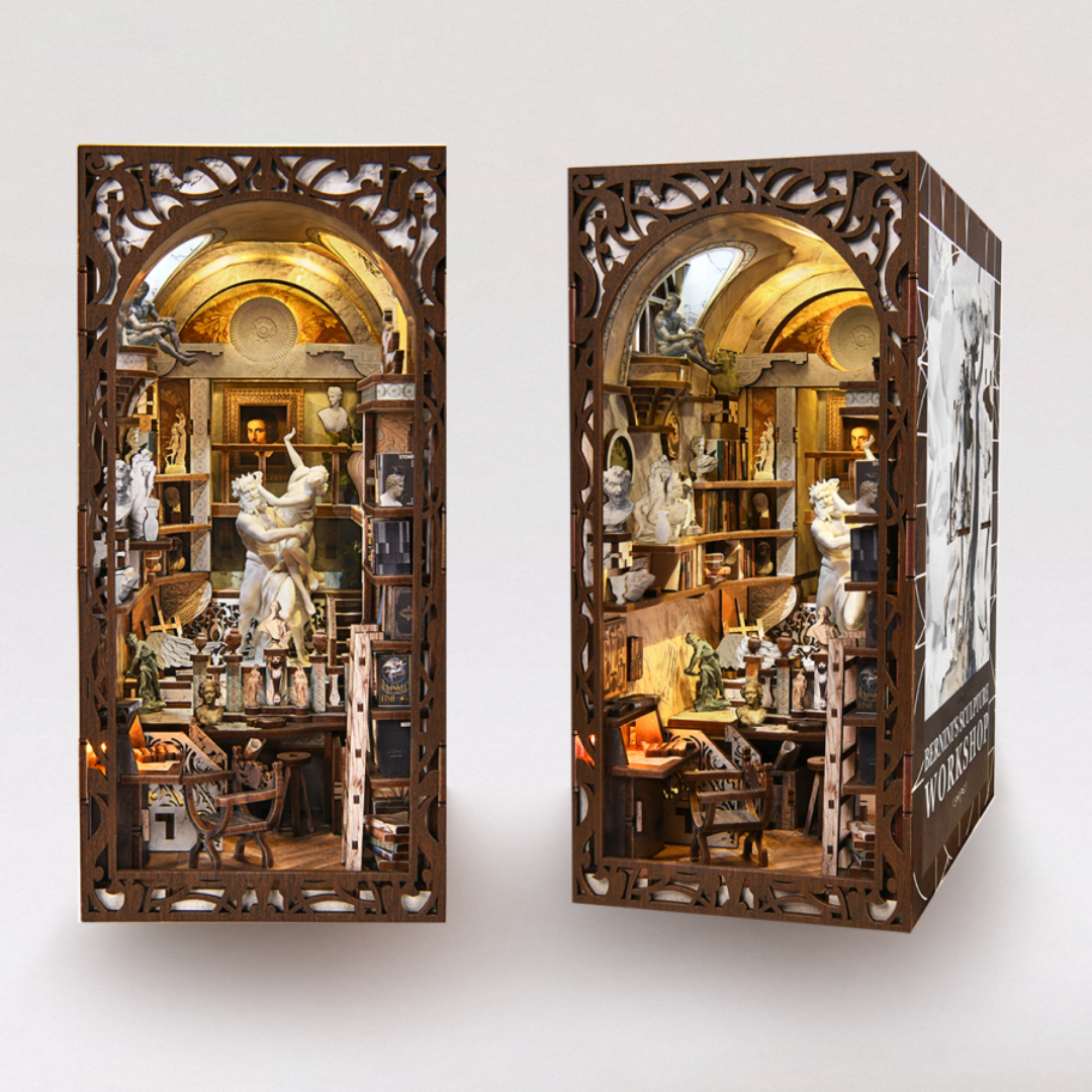 DIY Book Nook – Sochařský ateliér