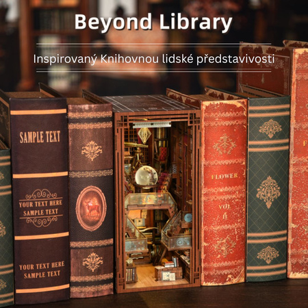 DIY Book Nook - Beyond Library | Miniaturní dům