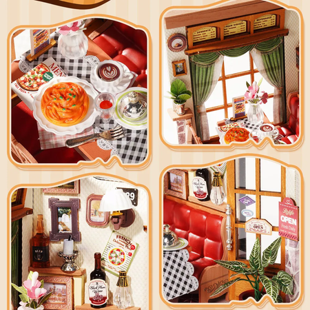Miniaturní Domecek 3D - Champs-Élysées Bistro | Rolife
