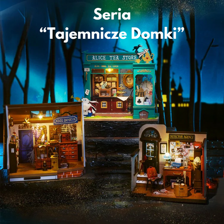3D mini dům - čajovna (Alenka v říši divů) | Rolife