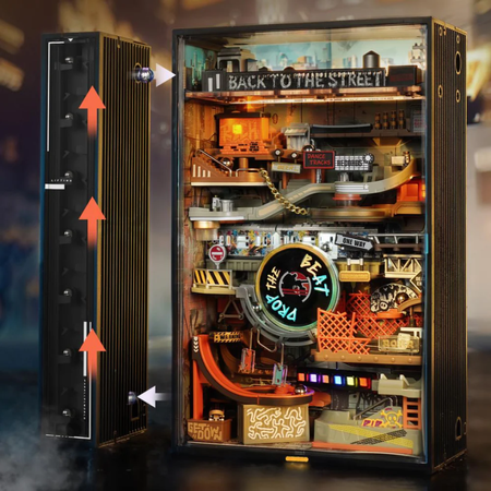 Puzzle 3D kuličková dráha - hip hopový styl | Mechanický kuličkový běh Robotime ROKR