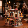 Dream Coffee Factory – 3D puzzle Rolife, kavárna s LED (593 dílků)