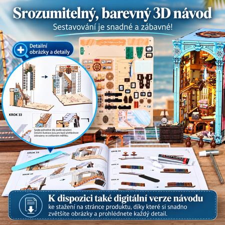 DIY Book Nook - Hemingwayův Dům | MiniCity