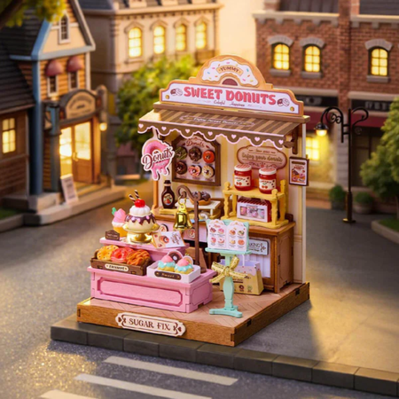 Mini domeček 3D - Sweetie’s Donut Shop | Rolife