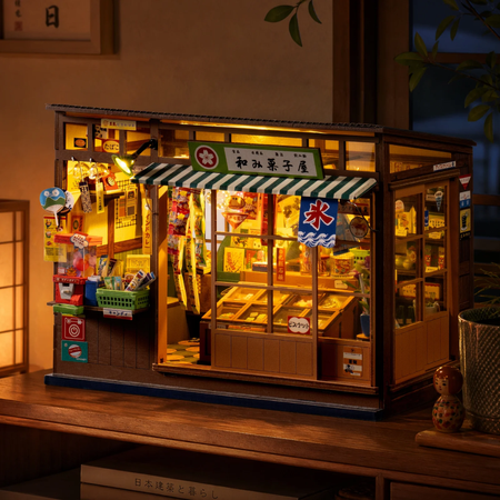 Nostalgic Corner Shop – DIY Miniaturní domeček | Robotime