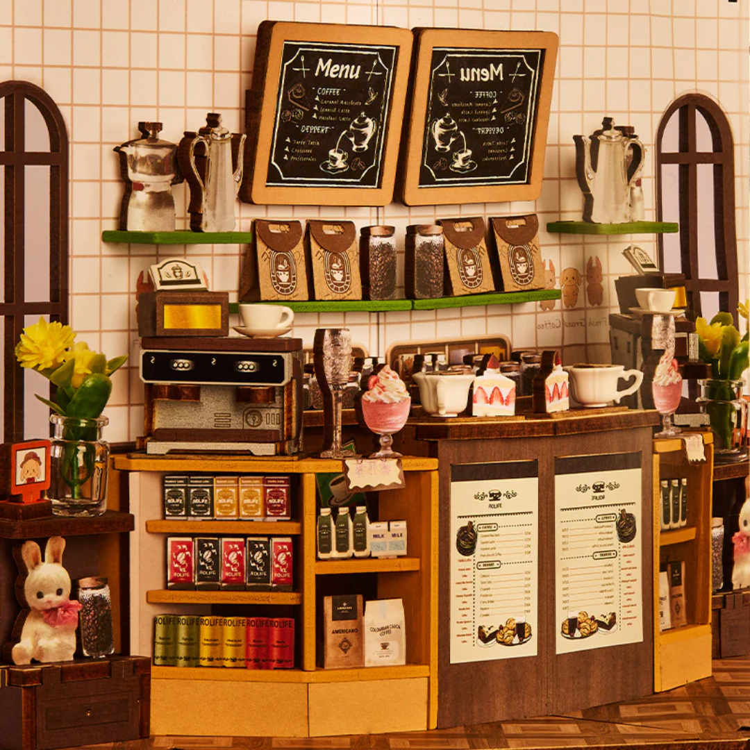 Stolek u okna – DIY Book Nook - Holiday Cafe | Rolife