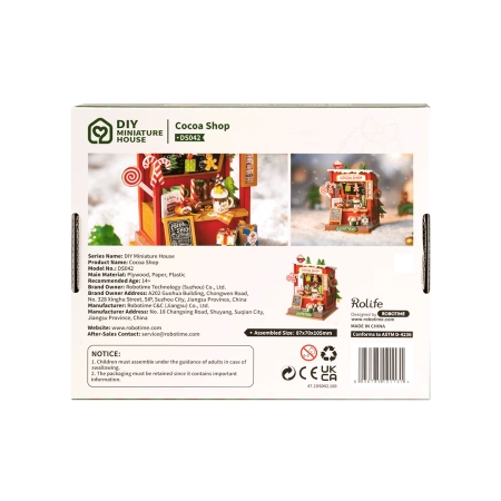 Mini 3D dům - Cocoa Shop | Rolife