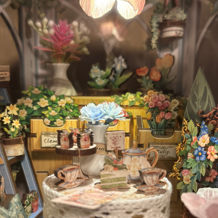 DIY Book Nook - Dům Windsor Flowe | Cutebee Miniaturní dům