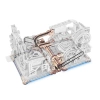 Dřevěná bublinková dráha Puzzle 3D - Marble Spaceport | Robotime