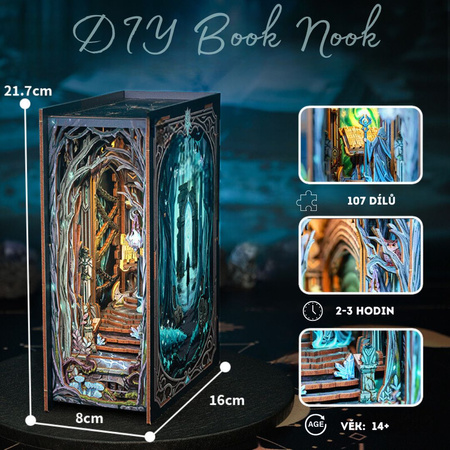 DIY Book Nook - Gate Of The Wonderland | Cutebee