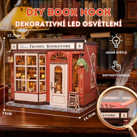Thames Bookstore - DIY Book Nook | Cutebee