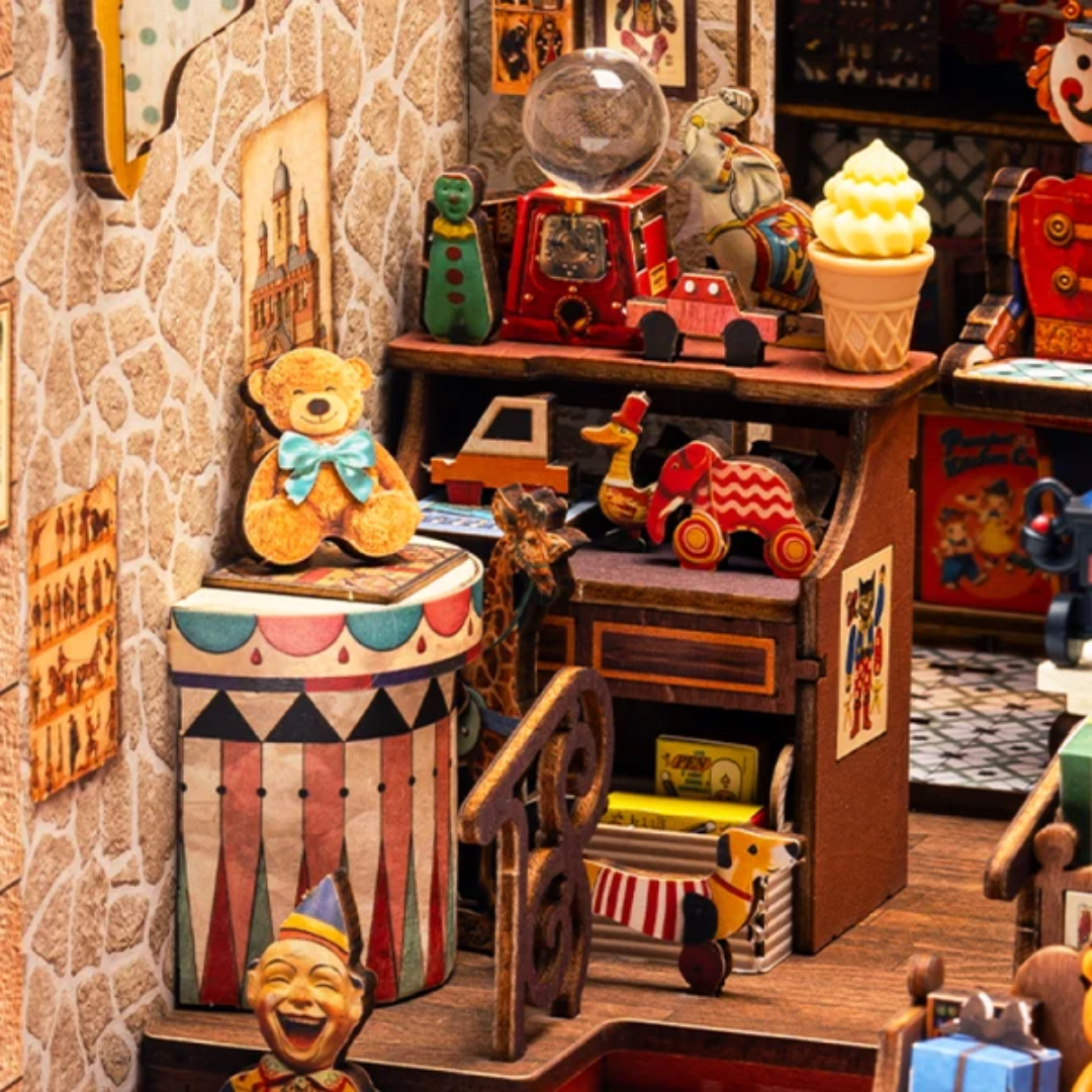 Výlet do světa hraček – Treasure Toy Shop – DIY Book Nook Robotime | 3D puzzle Dárek
