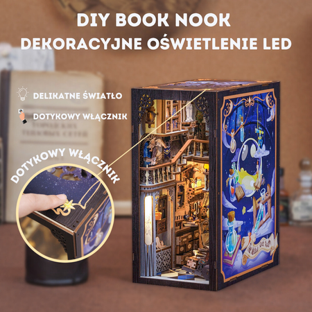 DIY Book Nook Vánoční sada - Škola kouzel Cutebee