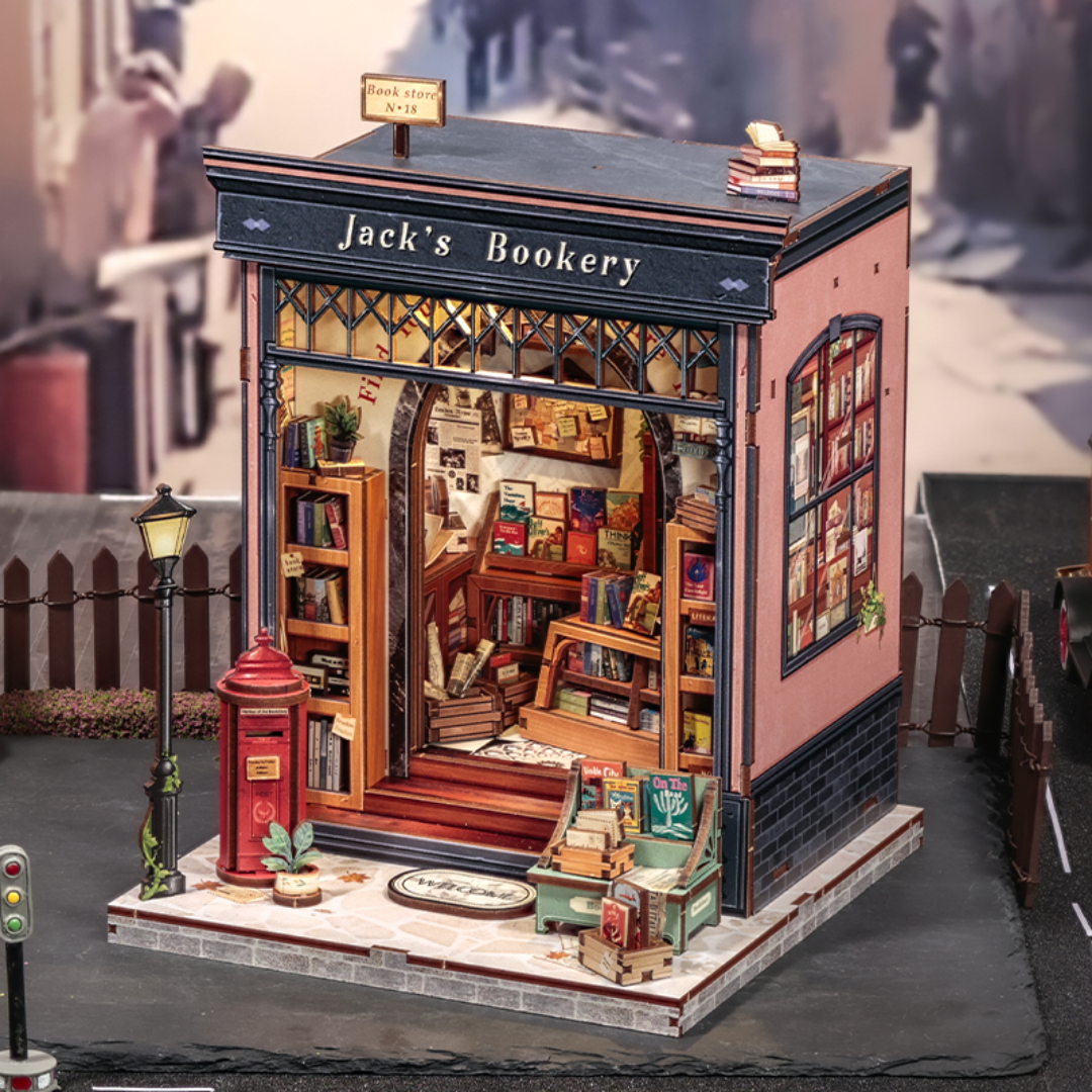 DIY Book Nook - Jack's Bookery | Cutebee – nápad na dárek