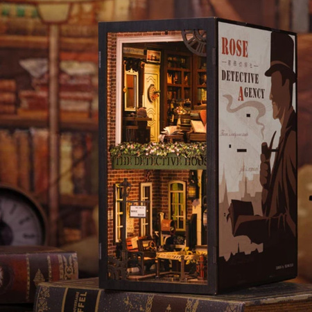 DIY Book Nook - Detective Agency | Cutebee miniaturní domeček