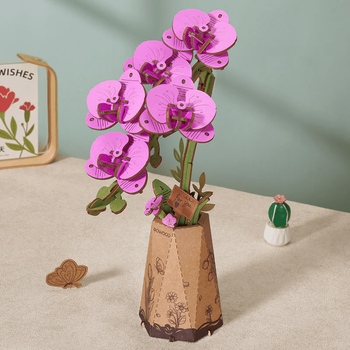 Puzzle 3D – Purple Moth Orchid | Rowood