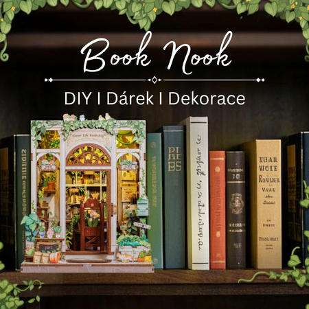 DIY Book Nook - Green Life Bookshop | Cutebee